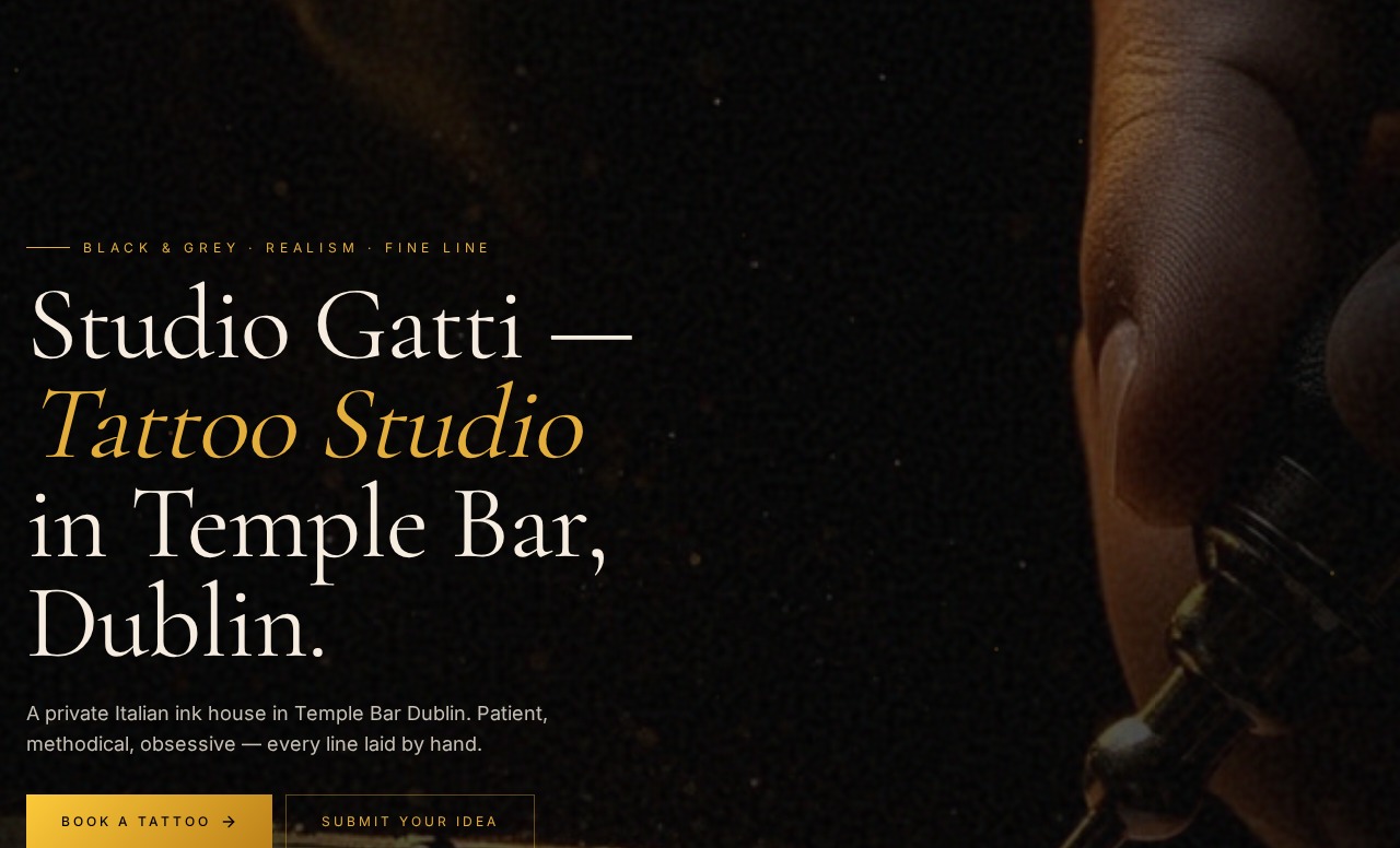 STUDIO GATTI — authentic website screenshot